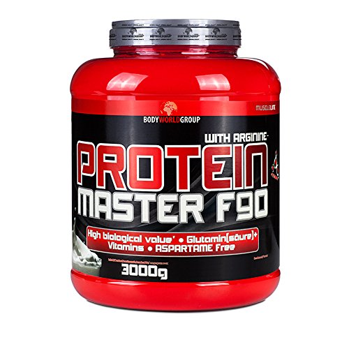 BWG Protein Master F90, Eiweißshake, Muscle Line, Deluxe Proteinshake Peanut-Spezial, Dose mit Dosierlöffel, 3000 g