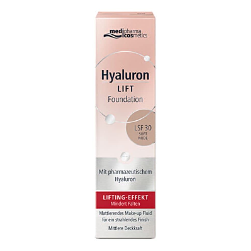 Medipharma Cosmetics Hyaluron Lift Foundation LSF 30 soft nude