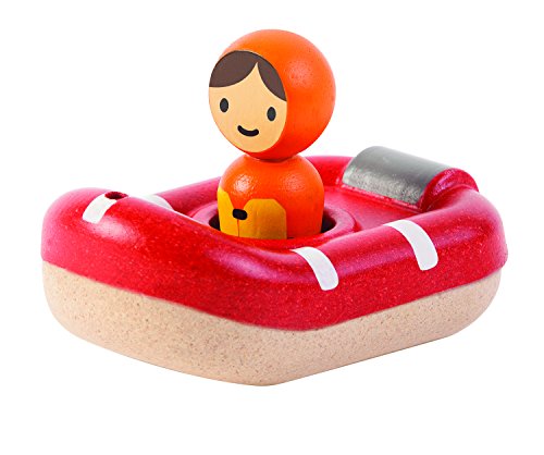 PLAN TOYS Coast Guard Boat Bath Toy