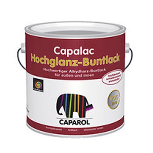 Caparol Capalac Buntlack hochglänzend, 375 ml Farbwahl, Farbe (RAL):RAL 6005 Moosgrün