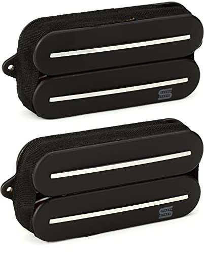 Seymour Duncan Wes Hauch Jupiter Rails Humbucker Pickup Set 6-saitig schwarz