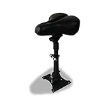 BEEPER Unisex-Adult FX-SEAT Elektroscooter Sattel, Black, Entfaltete 160 x (420-520) x 256 mm Gefaltete Abmessungen: 160 x 480 x 265 mm