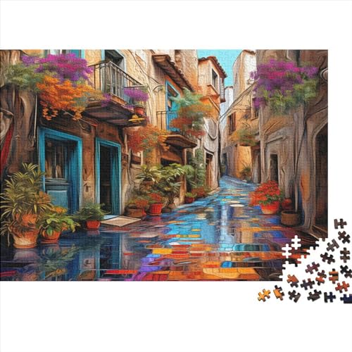 500-teiliges Puzzle Für Erwachsene. 500-teiliges Puzzle Für Erwachsene Colorful Streets 500pcs (52x38cm)