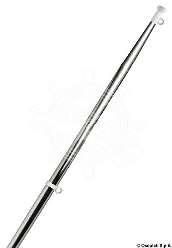 Osculati VA-Stahl Flaggenstock Kegelschnitt ohne Halter60cm