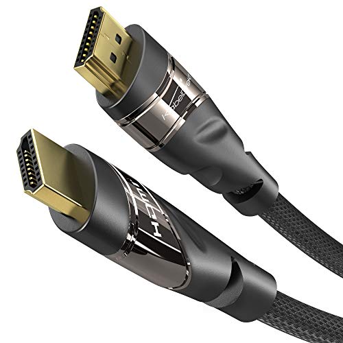 KabelDirekt - 4K HDMI Kabel - 10m - kompatibel mit (HDMI 2.0a/b 2.0, 1.4a, 4K Ultra HD, 3D, Full HD, 1080p, HDR, ARC, Highspeed mit Ethernet, PS4, Xbox, HDTV) - PRO Series