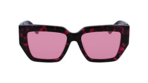 Calvin Klein Jeans Women's CKJ23608S Sunglasses, Pink Havana, Einheitsgröße