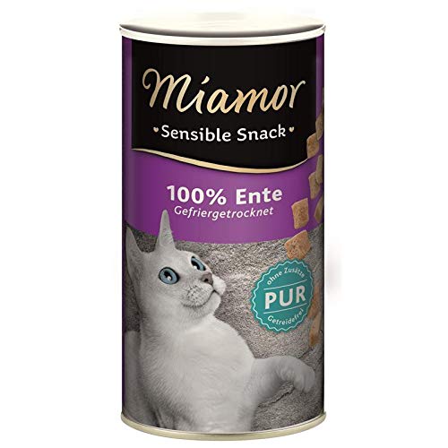 Finnern Miamor Snack Sensible Ente Pur | 12 x 30g Katzensnack