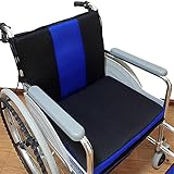 Leomix Rollstuhl Kissen,Sitzpolster für Mobilitätstransport und Bürostuhl,Komfort-Stützkissen für Ischias-Unterstützung bei Schmerzen im unteren Rücken, Stress und reduziertem Druck (45 x 41 x 5 cm)