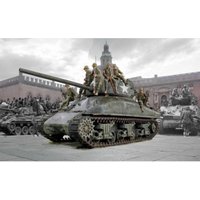 ITALERI 6568S - 1:35 M4A1 Sherman with U.S. Infantry, Modellbau, Bausatz, Standmodellbau, Basteln, Hobby, Kleben, Plastikbausatz