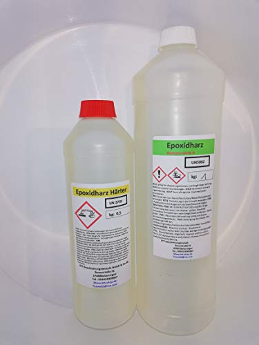 3 kg Epoxidharz-2K Glasklares GFK-Epoxydharz Epoxy Laminierharz UV-Stabilisiert