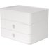 HAN SMART-BOX PLUS ALLISON 1100-12 Schubladenbox Weiß Anzahl der Schubfächer: 2