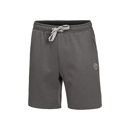 BIDI BADU Herren Crew 9Inch Shorts - Grey, Größe:M