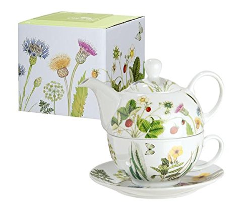 Gilde Porzellan Teekanne Tea for One Wild Flowers