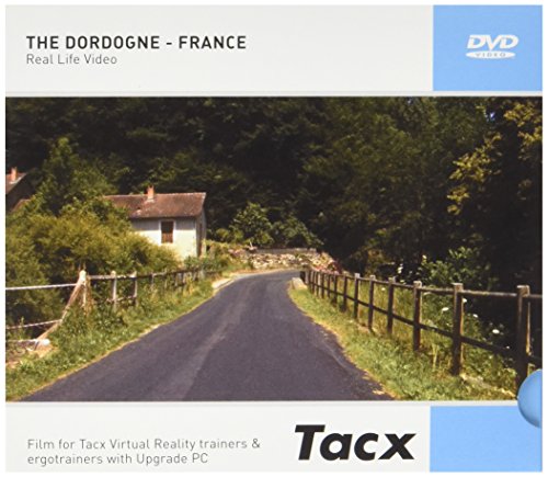 Tacx Technische Industrie BV DVD TacX Virtual Reality T 1956.55 The Dordogne-Frankreich, Silber, 15 x 15 x 3 cm