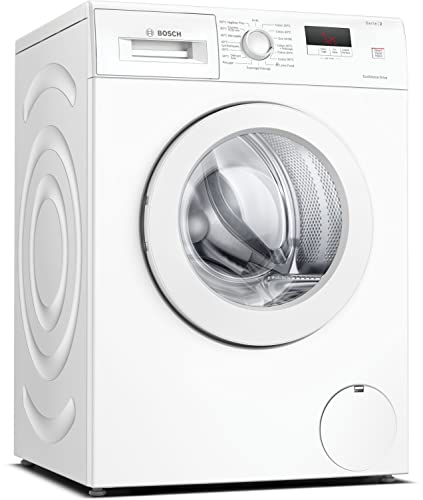 Bosch WAJ28067FR Waschmaschine Freistehend Serie 2 Front, EcoSilence Drive – 7 kg – 1400 U/min – 55 l – Weiß