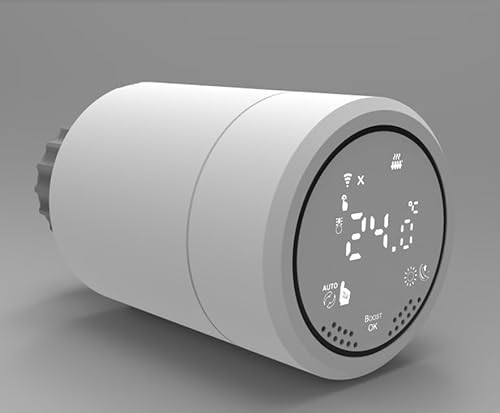 Candeon Heizkörper-Thermostatventil - HY367 Heizkörperventil Smartes Heizkörperventil Smart Home Handy-App-Steuerung Intelligente Temperatureinstellung für Residenzen Einkaufszentren Hotels