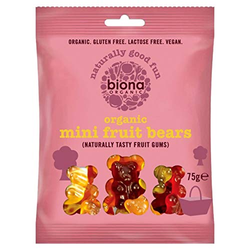 Biona | Mini Fruit Jelly Bear Sweets | 10 x 75g