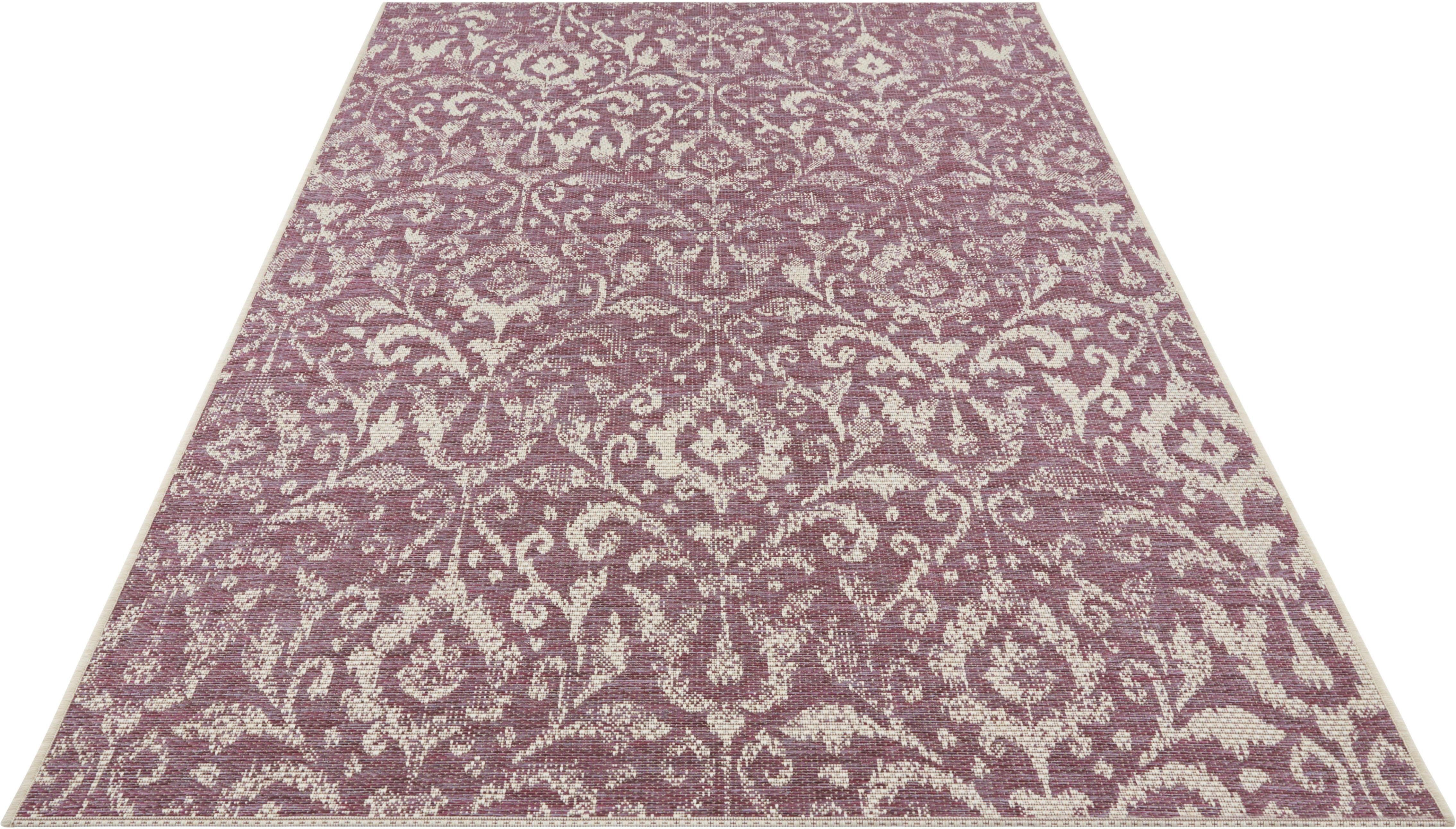 Teppich »Hatta«, bougari, rechteckig, Höhe 4 mm, In- und Outdoor geeignet, Flachgewebe