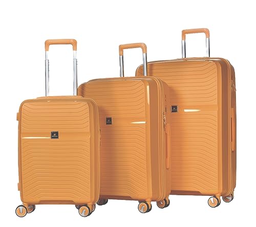 Hoffmanns 3-TLG.Kofferset Polypropylene Modell Daisy (Orange)