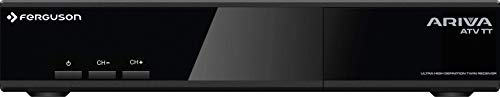 Ferguson Ariva ATV TT | Receiver mit Doppeltuner| Ultra High Definition | Android TV | UHD | DVB-S2 | H.265 | 4K | WiFi