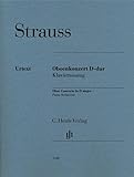 Oboenkonzert D-dur; Klavierauszug: Besetzung: Oboe und Klavier (G. Henle Urtext-Ausgabe)