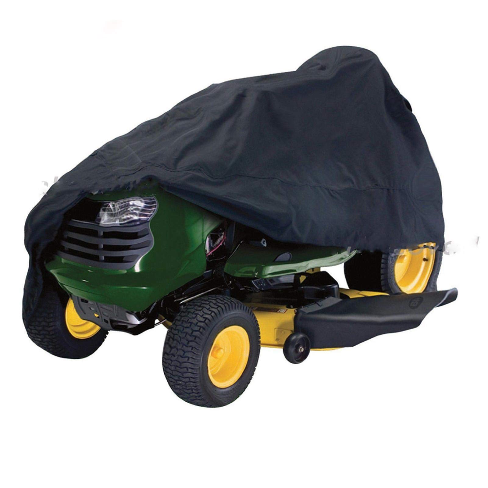 QOTSTEOS Abdeckung für Rasenmäher, 210D Oxford-Gewebe, Traktor-Frontverkleidung, Schutzhülle, wasserdicht, UV-Schutz, für den Garten im Freien (Größe: M)
