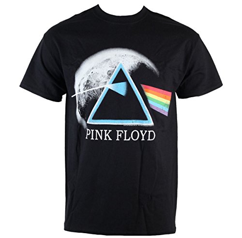 Pink Floyd Herren T-Shirt Pink Floyd - Dark Side Moon Kurzarm Gr. S, Schwarz
