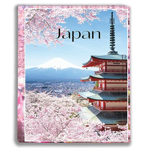 Urlaubsfotoalbum 10x15: Japan, Fototasche für Fotos, Taschen-Fotohalter für lose Blätter, Urlaub Japan, Handgemachte Fotoalbum
