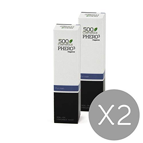 500 Cosmetics Phero 3 man, parfum mit Pheromone für Männer. (2x10ml)