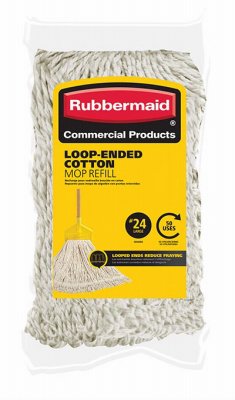 Rubbermaid Commercial 1785060 24 Loop End Cotton Mop Refill