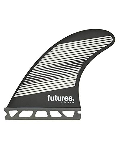 Futures F6 Legacy Series Quad Fin Medium Grey Black