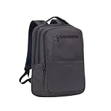 Rivacase ECO wasserfester Laptop-Rucksack mit einem Fach für Notebook bis 16 Zoll – dank Trolley-Gurt perfekt als Reiserucksack