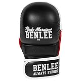 BENLEE MMA-Trainingshandschuhe aus Leder (1 Paar) Striker Black S/M