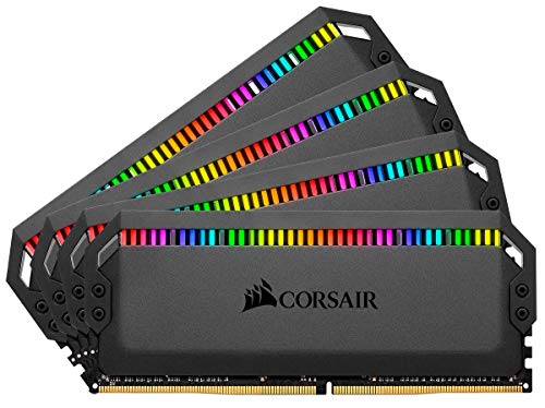 Corsair Dominator Platinum RGB 128GB (4x32GB) DDR4 3600 (PC4-28800) C18 1.35V AMD Optimierter PC Arbeitsspeicher - schwarz