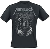 Metallica Hammett Ouija Guitar Männer T-Shirt schwarz 3XL 100% Baumwolle Band-Merch, Bands