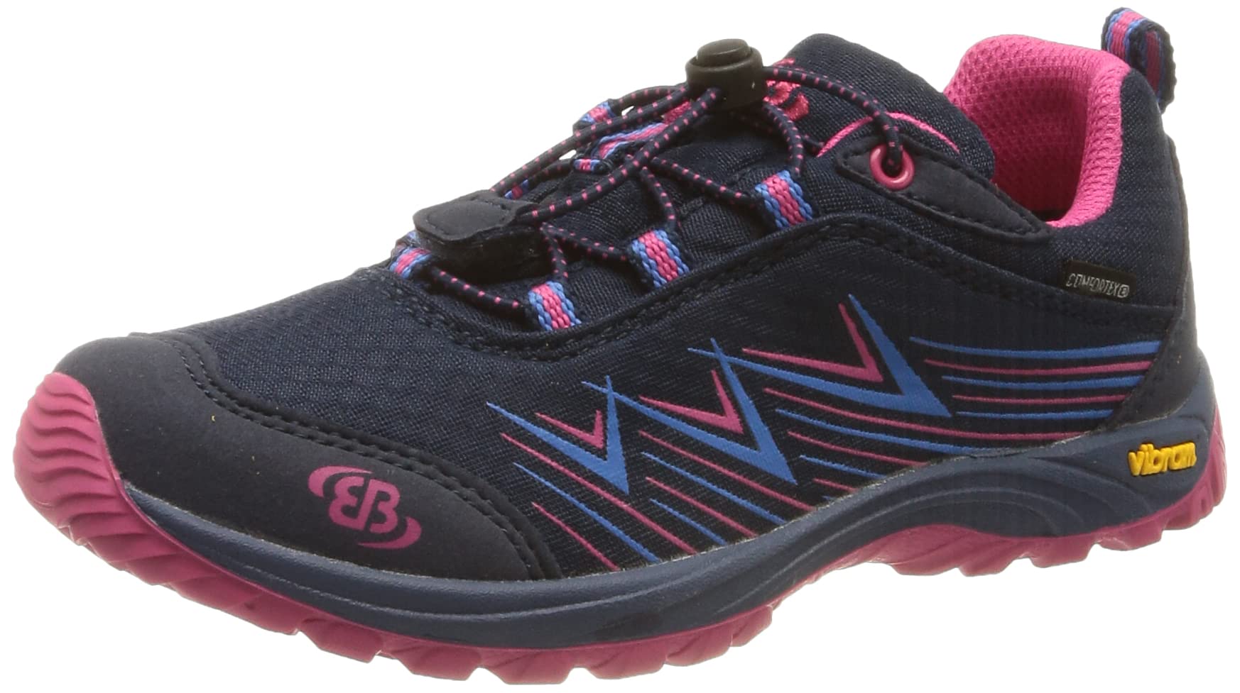 Brütting Mädchen Chesna Low Cross-Laufschuh, marine/blau/pink, 31 EU