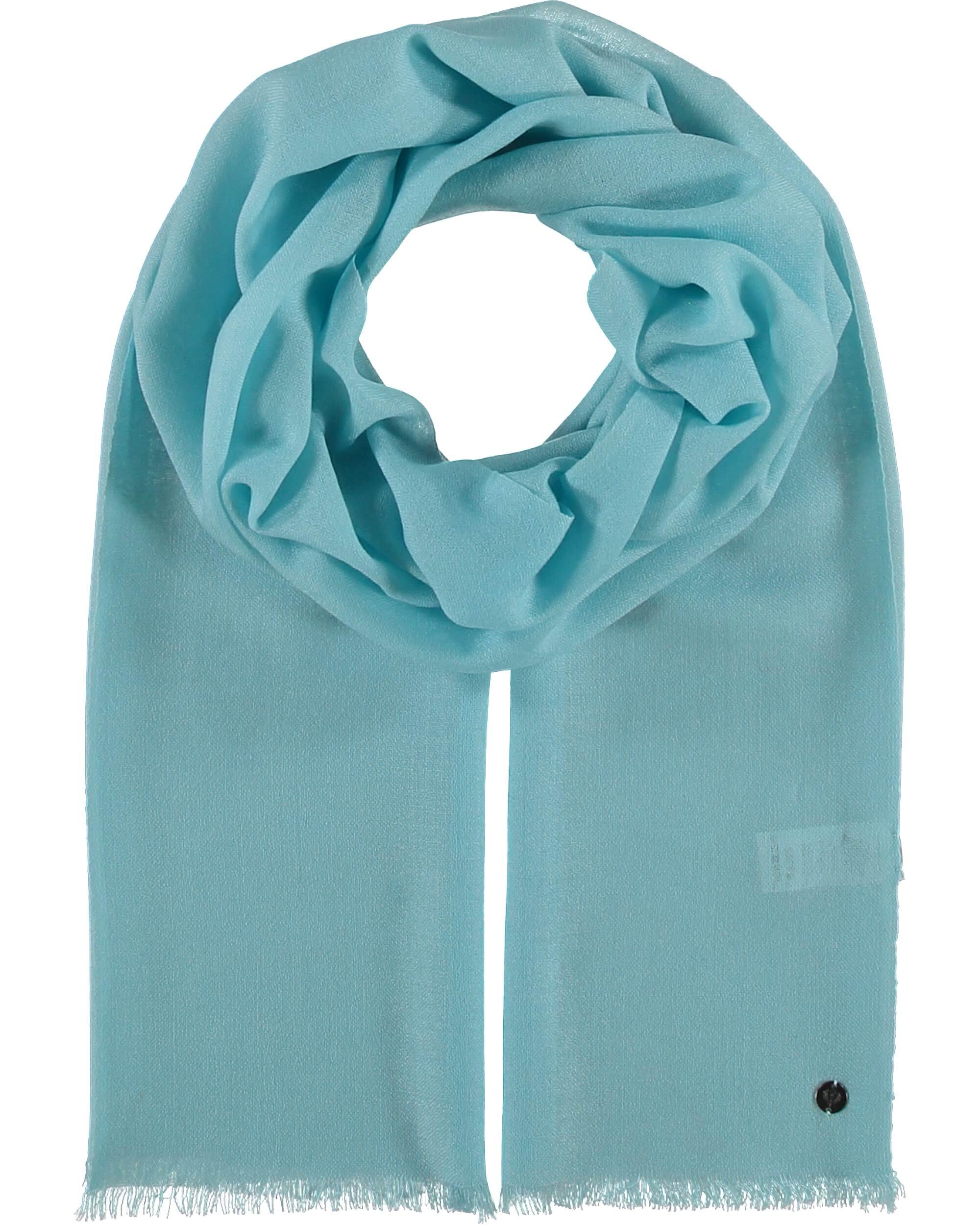 FRAAS Woll-Schal für Damen & Herren - Maße 70 x 190 cm - Damen Schal in vielen verschiedenen Farben - Perfekt für Frühling & Sommer Turquoise