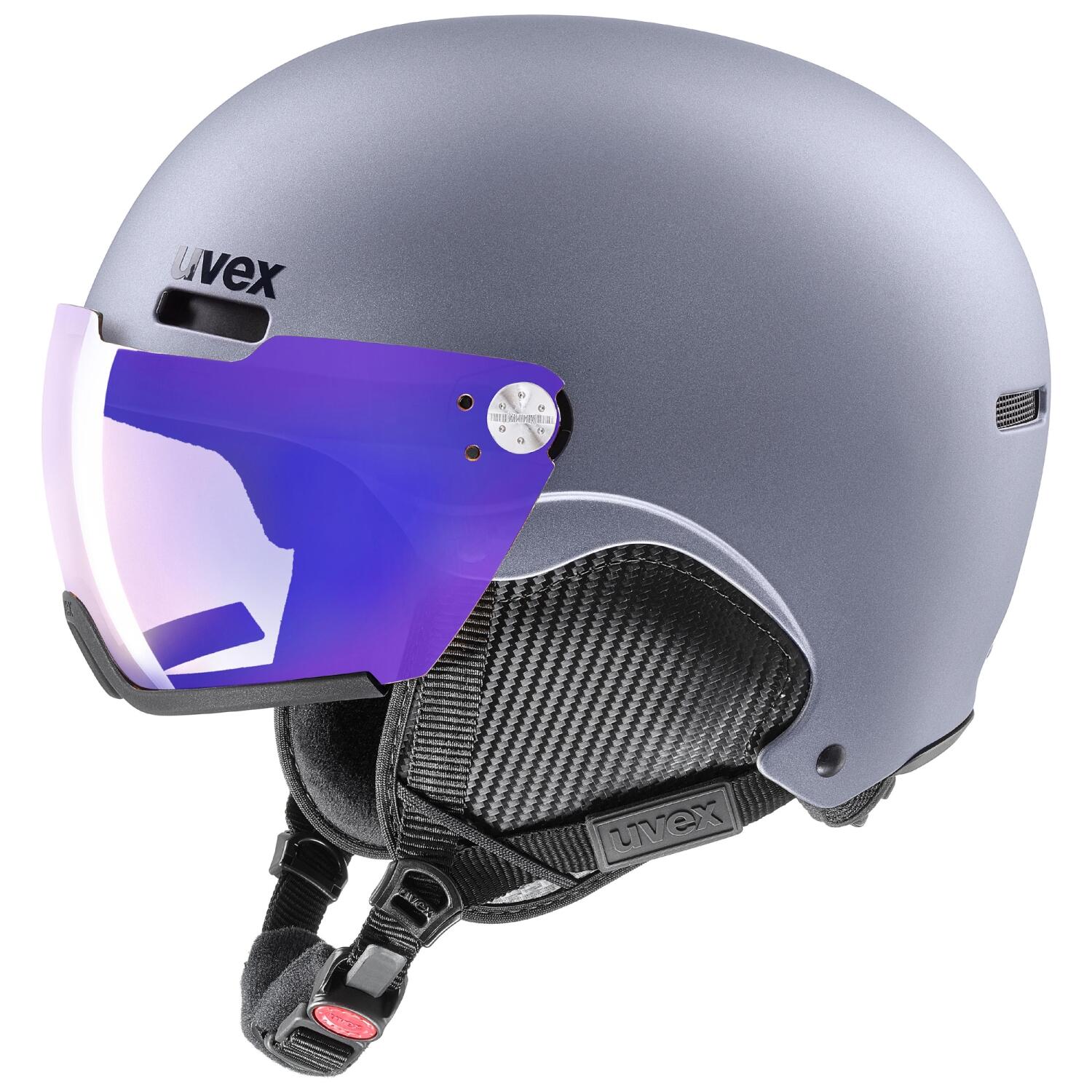 uvex Unisex-Erwachsene hlmt 500 Visor V Skihelm, grau, 59-62 cm