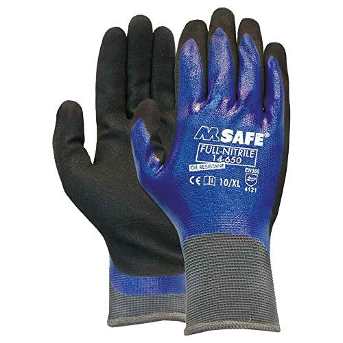 neutrale Produktlinie WerkzeugHERO Handschuh M-Safe 14-650 Nitril Gr.10 vollbeschichtet (12 Paar)