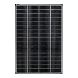 enjoy solar 36V Monokristallines Solarmodul, 182mm Solarzellen 10 Busbars Solarpanel ideal für Wohnmobil, Balkonanlage, Gartenhäuse, Boot (180, watts)