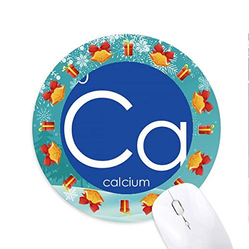 Chemie Elemente Periode Tabelle Alkaline Erde Metall Calcium Ca Mousepad Rundgummi Maus Pad Weihnachten Geschenk