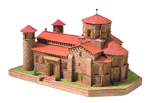 Keranova 30101 Historic Buildings 2252 Teile San Martin De Fromista Kirchenmodell 29 x 19 x 17,5 cm, Mehrfarbig