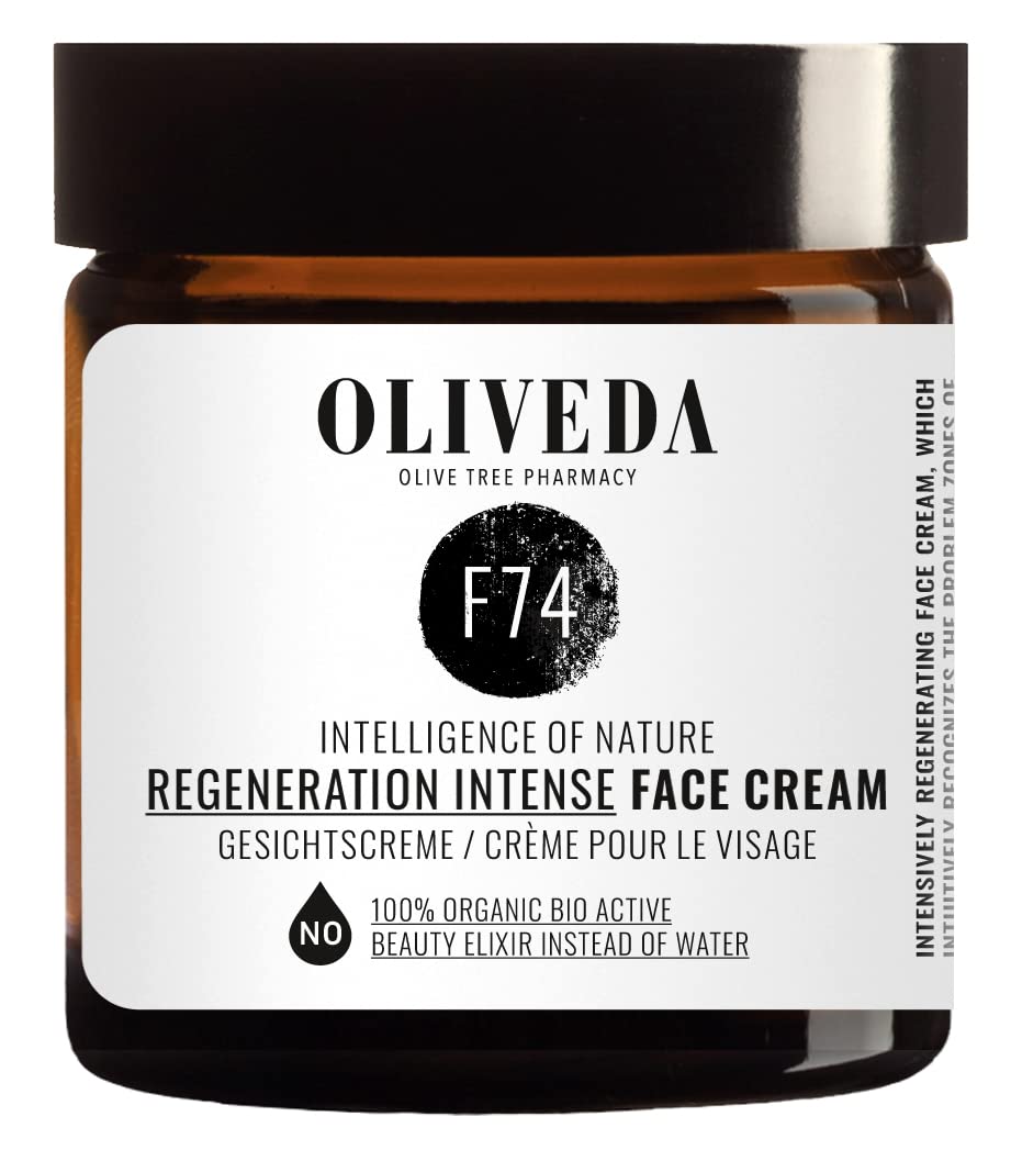 Oliveda F74 - Regneration Intense Face Cream | mit Wirkkomplex „Intelligence of Nature“ + reichhaltige Gesichtsfpflege + schützt die Zellen - 60 ml