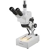 Bresser 3D Stereo Auflicht- Durchlicht Mikroskop Advance ICD 10x-160x mit trinokularem Kamera Aufsatz, Stereo Zoomobjektiv und starker Halogenbeleuchtung, inklusive 360° schwenkbarem Mikroskopkopf