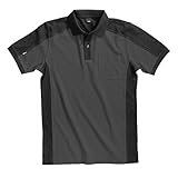 FHB Polo-Shirt Konrad, größe 3 XL, grau / schwarz, 91490-1120-3XL