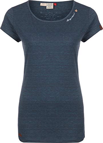 Ragwear T-Shirt Damen Mint 2011-10018 Dunkelblau Navy 2028, Größe:M