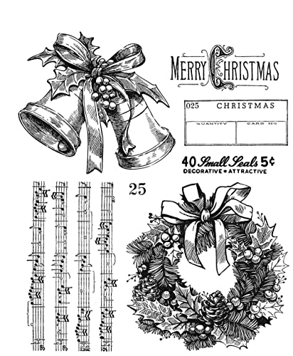 Tim Holtz Cling Stamps 7"X8.5"-Department Store