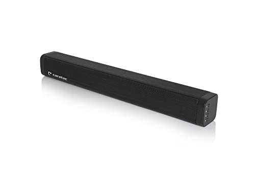 Caratec CAS102 Soundbar mit Zwei Breitband-Lautsprechern für Ihren Wohnmobil TV