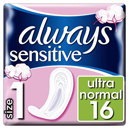 Always Ultra Sensitive Normal Binden, Größe: 1, 8er Pack (8 x 16 Stück)