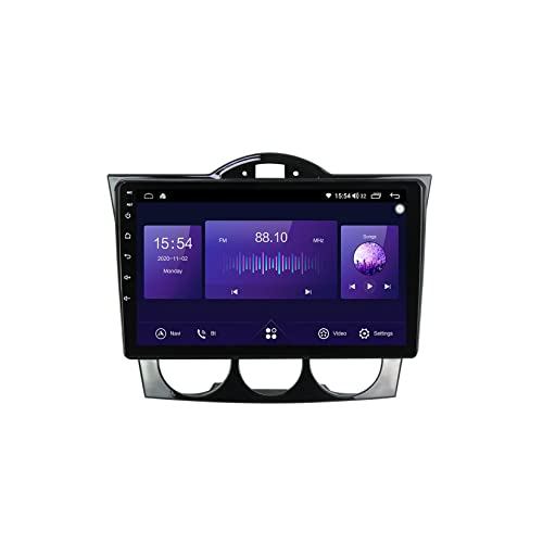 Doppel-DIN-Radio-Navigation für Mazda RX8 2008–2021, Plug-and-Play-Autoradio, Bluetooth-FM-Radio, integriertes Bluetooth 4.0 und WLAN-Hotspot, GPS-Navigation/CarPlay mit Rückfahrkamera (